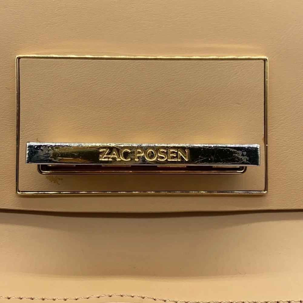 Zac Posen Eartha Iconic Saddle Bag in Camel - Picture 8 of 16